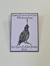 Lane County Audubon Society Pin Eugene OR Christmas Bird Count 75th Anniversary picture