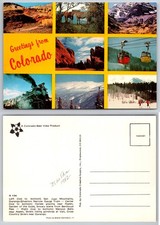 Continental Greetings Colorado Mountains Postcard picture