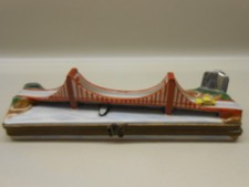 Authentic Limoges Box  France - Golden Gate Bridge San Francisco - La Gloriette picture