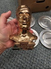 Chevrolet 1963 Mid-Town Motors Quality Sales Gold Award Bust Trophy ida grove IA picture