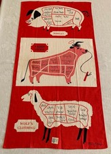 Vintage Tea Towel MCM Tammis Keefe 