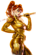 G.I. JOE #26 KYUYONG EOM NYCC EXCL SECRET DROP GOLD SCARLETT VARIANT GI LTD 400 picture