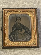 Wonderful 1860s Ambrotype Of a Beautiful  Woman. Excellent Civil War Bride? picture