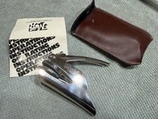 Vintage Ideal Model M Seal Stamp Embosser Embossing Press Tool w Pouch EXCELLENT picture