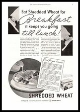 1934 Shredded Wheat Breakfast Cereal 