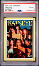 Katseye 2025 GAS Trading Cards Beautiful Chaos Yellow Rookie RC PSA 8 NM - Mint picture
