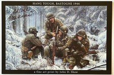 Hang Tough  A Band Of Brothers Post Card Signed By Wild Bill Guarnere picture