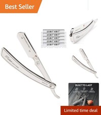 Professional SRX Straight Razor – Heavy-Duty Steel with Clip-Type Blade Holder picture