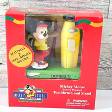 VTG Mickey's Stuff for Kids Mickey Mouse Battery Powered Toothbrush and Stand picture