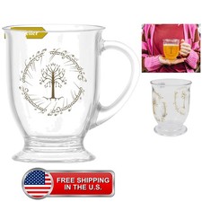 Lord of the Rings Gondor, Glass Footed Mug, 15oz picture