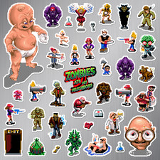 Zombies Ate My Neighbors Magnets ZAMN Nintendo SNES Pixel Art 39 Magnet Pack picture