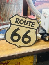 Route 66 Porcelain Advertising Sign picture