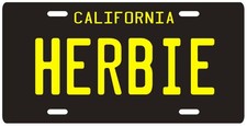 Herbie the Love Bug Volkswagen Beetle License plate #2 picture