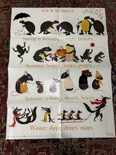 1969 Barbara Cooney Four Seasons Scholastic Lucky Book Club Poster PG-171 picture