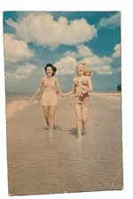 c1950s Sweet Girls Surf Strolling Hand In Hand Welcome To Southland picture