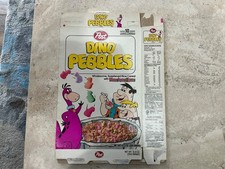 Vintage 1992 Fruity Pebbles Dino Pebbles  Cereal Box picture