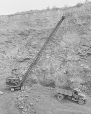 Steam Shovel Stripping Mine St. Clair Coal Company Colliery 1946  PA 8x10 photo picture