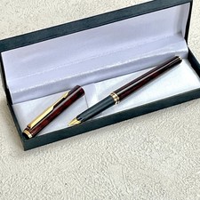 Vintage Parker 95 Thuya Laque Brown Marble Fountain Pen Made in France BS235 picture