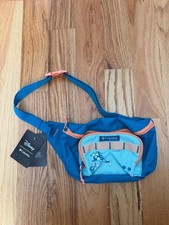Columbia PFG Disney Goofy Hip Pack Waist Bag Fanny Pack Teal Blue Fishing NWT picture