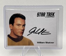 William Shatner Signed Star Trek Custom Card Captain Kirk Black Auto SWAU COA picture