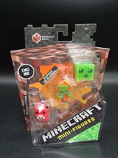 Mattel Minecraft Mini Figures Set I (3-Pack), Series 3 Mooshroom, Zombie, Slime picture