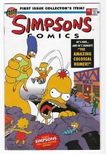 SIMPSONS COMICS #1 (1993)-1ST APPEARANCE OF THE SIMPSONS-INCL. POSTER-BONGO- VF+ picture