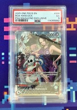 2025 ONE PIECE PROMOS PSA MAGAZINE EXCLUSIVE #038 BOA HANCOCK PSA 5 picture