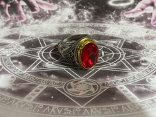 Professional Magical Talisman Red Gold S Ring Witch Attract Wealth, Love, Money picture