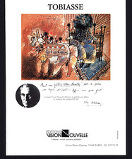 1979 THEO TOBIASSE EDITONS VISION NOUVELLE, PARIS VINTAGE MAGAZINE PRINT AD picture