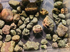 25 Raw Greenstones (Chlorastrolite) or Isle Royale Greenstones Gemstones (About  picture