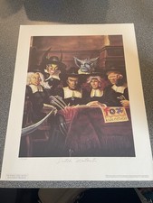 Rare 1995 Fox Kids Network Marvel X-men Animated Series Promo Art Print picture