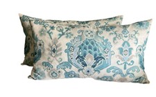 One Pair Kravet Fabric’s Sarah Richardson’s Saoukrug Lumbar Linen Pillow Covers picture