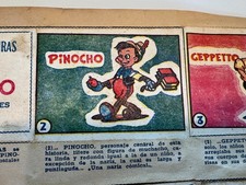 Vintage Disney Pinocchio / Pinocho Nogueiras Complete 200-Card Album, RKO picture