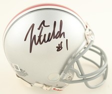 Justin Fields Signed Ohio State Buckeyes Mini Helmet (Beckett) picture