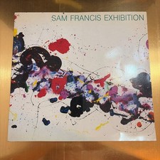 SAM FRANCIS Exhibition Art Book Catalog Abstract Expressionism Rare Japan Rare picture