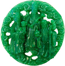 Vtg Chinese Fu Lu Shou Three-Star Gods 4