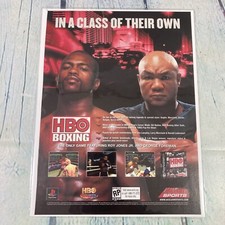 2000 HBO Boxing Video Game Vintage Print Ad/Poster Pinup Promo Art Magazine Page picture
