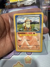 Holo Growlithe Funskool Pokemon India single card picture