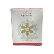 Lovely 2014 Hallmark Keepsake Snowflake Ornament picture