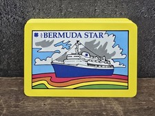 Vintage S.S. Bermuda Star Souvenir Play Cards Deck 54 Cards Rainbow Sea RARE picture