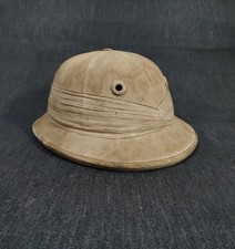 Antique British Colonial Pith Helmet Ranelagh England Colombia Leticia War 1932 picture