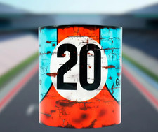 1969 Porsche 917 Gulf Le Mans Coffee Mug / 1971 Steve McQueen Hero car picture