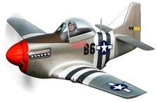 Vintage WW2 P-51 Mustang Rolls Royce V-12 Merlin Wall Graphic Man Cave Decal   picture