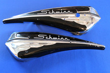 OEM Schwinn 1960's 26' Frame Tank Tanks Set fits Jaguar & OTHERS Clack / Chrome picture