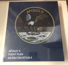 Apollo 11 Final Flight Plan -High-Quality Replica New & Sealed Rare tear in seal picture