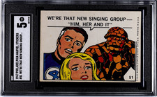 1967 Philadelphia Marvel Fantastic Four Rookie #51 SGC 5 picture