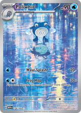 Pokemon Poliwhirl 176/165 Holo Illustration Rare 151 NM picture