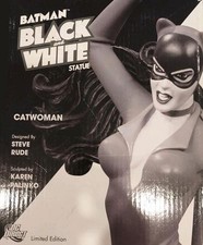 DC DIRECT BATMAN BLACK AND WHITE CATWOMAN STEVE RUDE STATUE picture