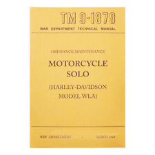 Harley TM9-1879 WLA 1944 TECH MANUAL 45 Motor & Transmission Repair & Overhaul picture