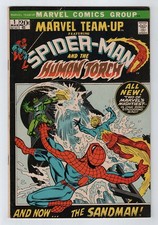 1972 MARVEL TEAM-UP No. 1 FINE- 5.5 (A) SPIDER-MAN & TORCH VS. SANDMAN Slight -R picture